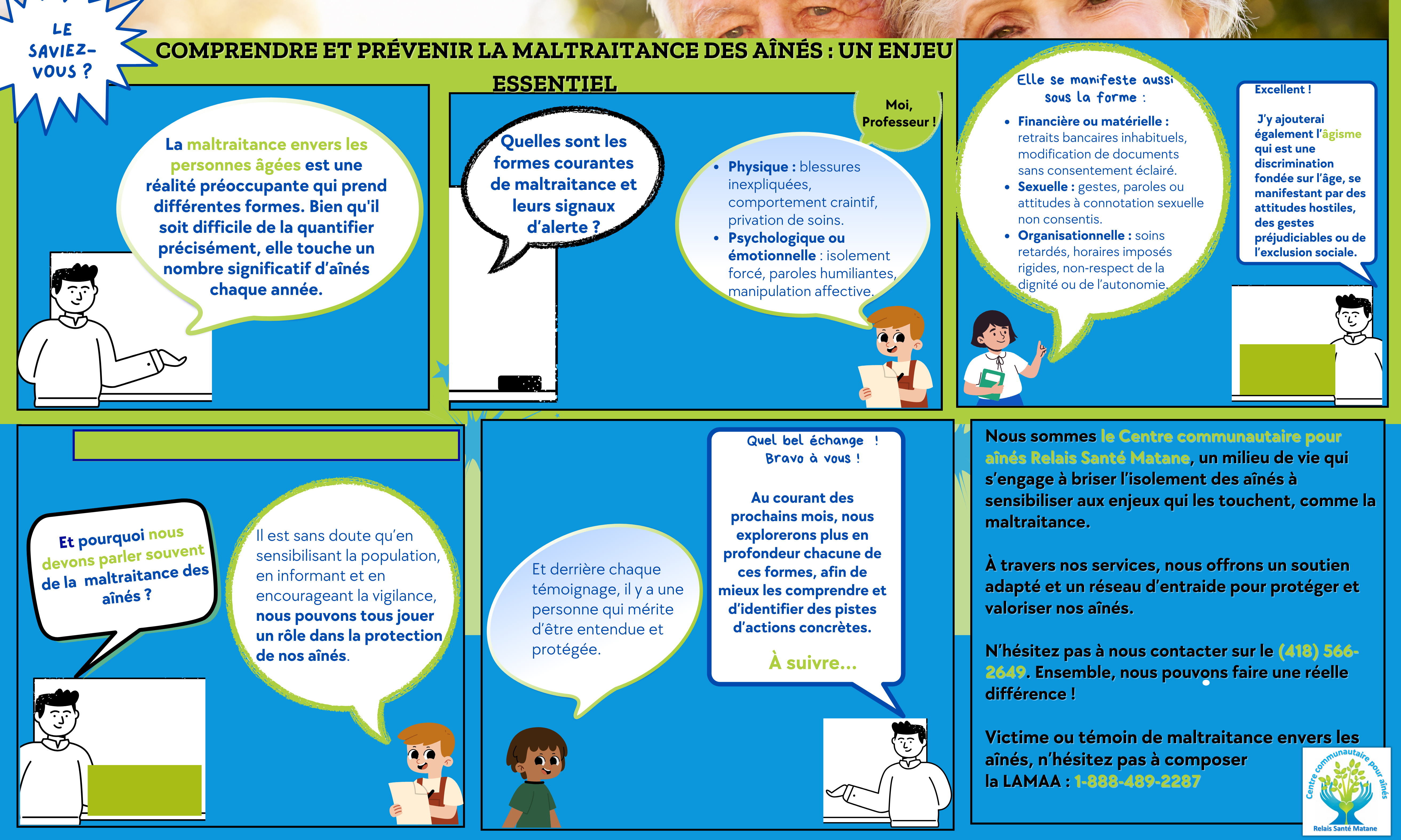 Comprendre et prévenir la maltraitance envers les personnes aînées