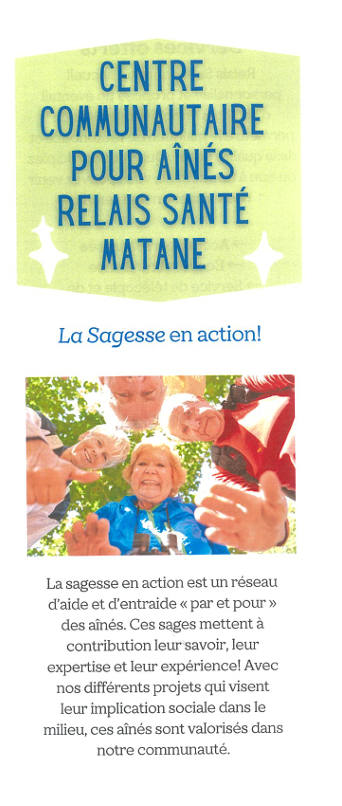 Dépliant Centre communautaire